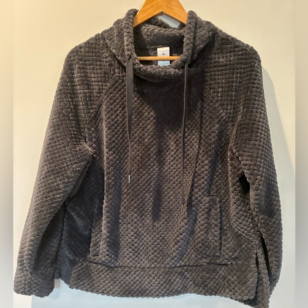 Lush Charcoal Plush Pullover from Members Mark